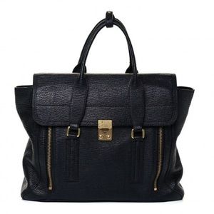 3.1 PHILLIP LIM
Textured Calfskin Pashli Satchel Feather, large